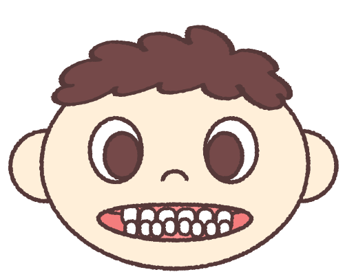 下顎前突のイメージ