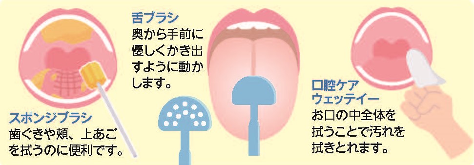 口腔ケア用品のイラスト