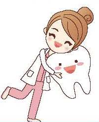 歯科医院で定期検診をのイラスト