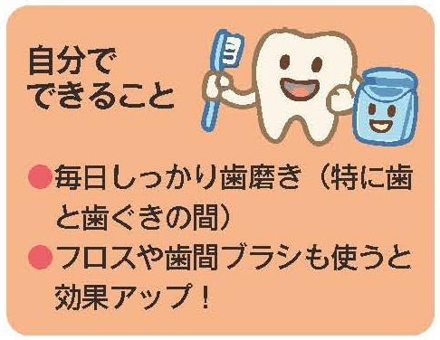 自分でできることのイラスト